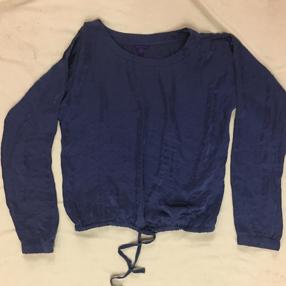 Aeropostale Silky Royal Blue Top Drawstring Bottom